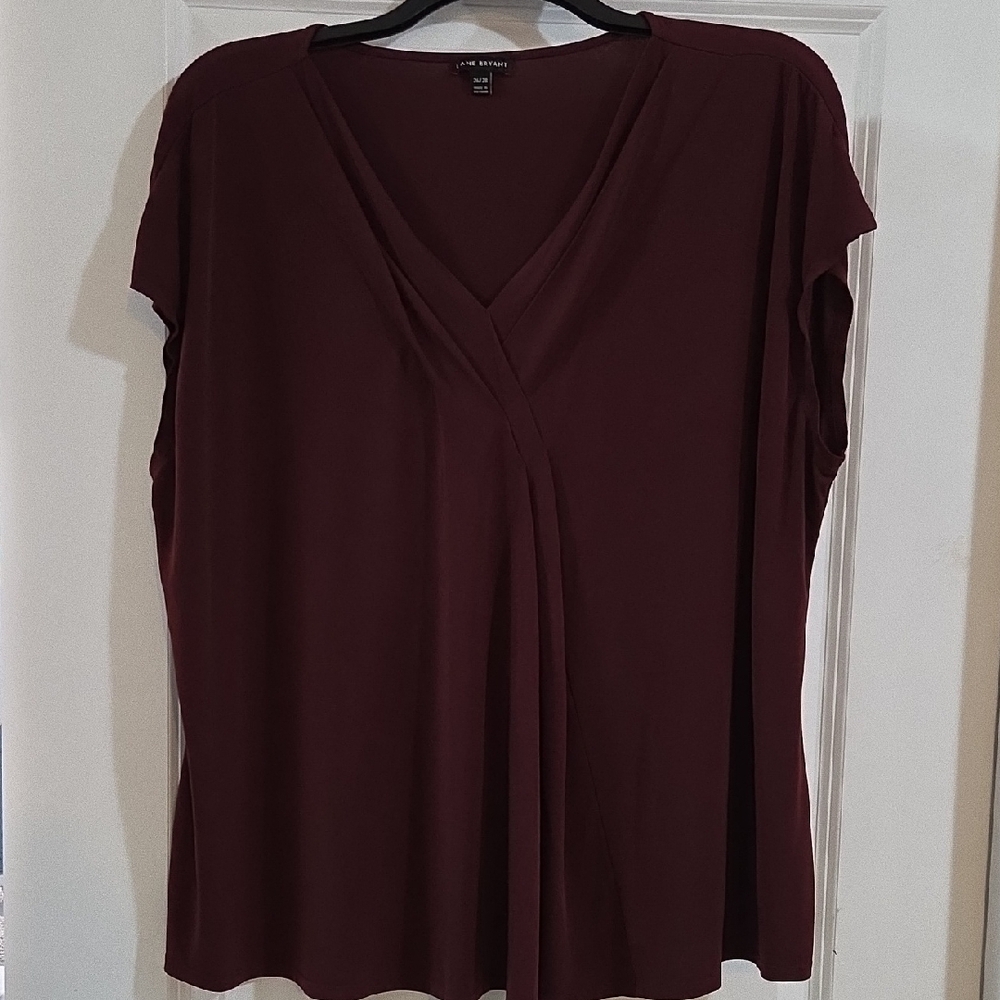 Women's Deep Burgundy Maroon Top